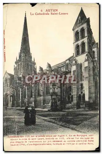 Cartes postales Autun La Cathedrale Saint Lazare