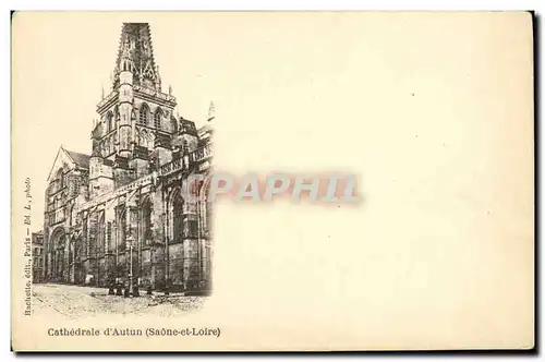 Cartes postales Cathedrale d Autun