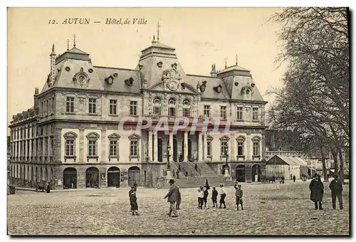 Cartes postales Autun Hotel de Ville