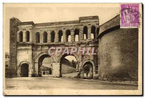 Ansichtskarte AK Autun Antique Porte Saint Andre