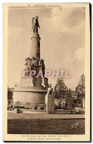 Ansichtskarte AK Amiens Le Monument aux Morts Militaria