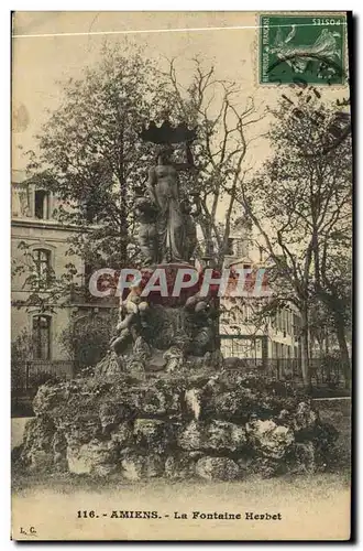 Cartes postales Amiens La Fontaine Herbet