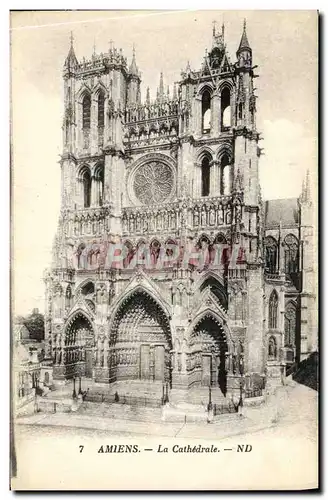 Cartes postales Amiens La Cathedrale