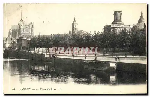 Ansichtskarte AK Amiens Le Vieux Port