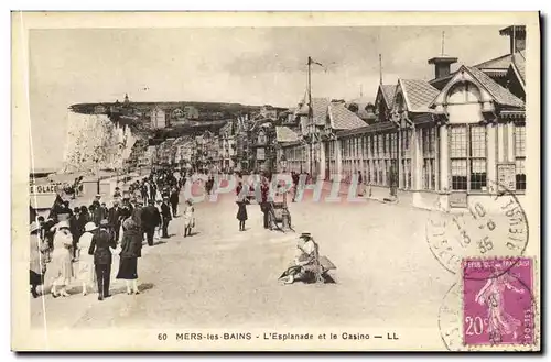 Cartes postales Mers les Bains L Esplanade et le Casino