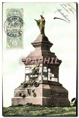 Cartes postales Mers les Bains La vierge de la falaise