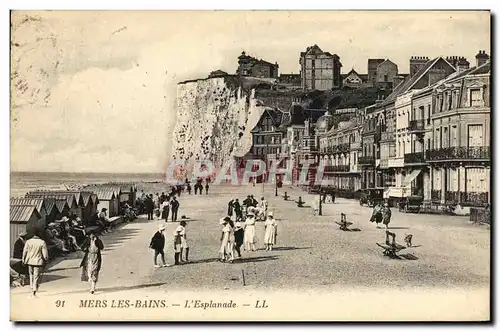 Cartes postales Mers les Bains L Esplanade