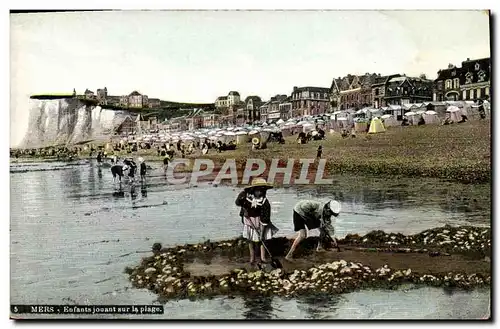 Cartes postales Mers Enfants Jouant sur la Plage