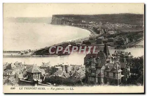 Cartes postales Le Treport Mers Vue generale