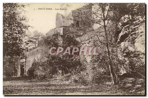 Cartes postales Haut Barr Les Ruines