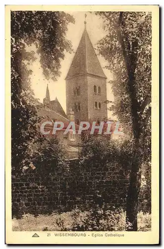 Cartes postales Wissembourg Eglise Catholique