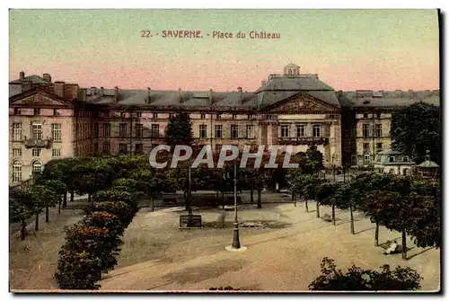 Cartes postales Saverne Place du Chateau