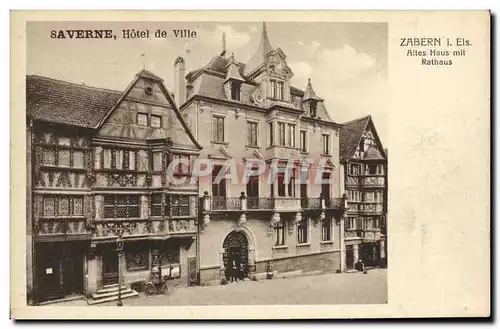 Cartes postales Saverne Hotel de Ville