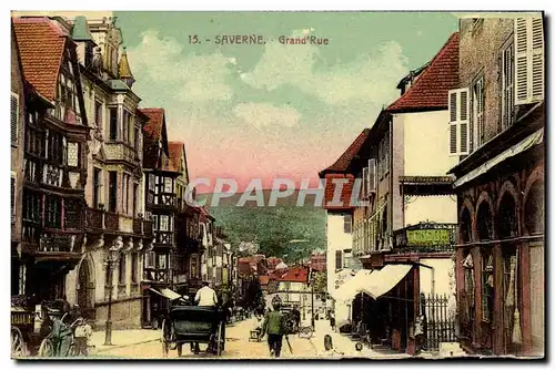 Cartes postales Saverne Grand Rue