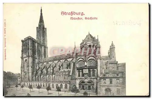 Cartes postales Strasbourg cathedrale