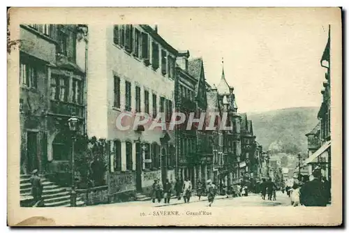 Cartes postales Saverne Grand Rue