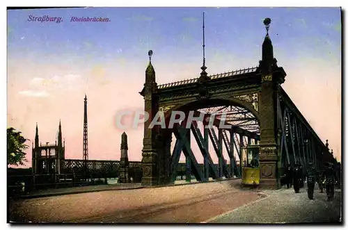 Cartes postales Strasbourg Rheinbrucken