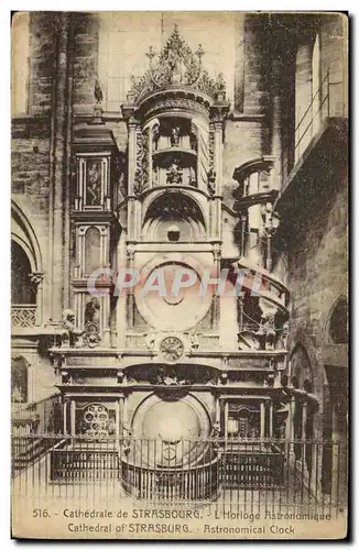 Cartes postales Cathedrale de Strasbourg L horloge astronomique