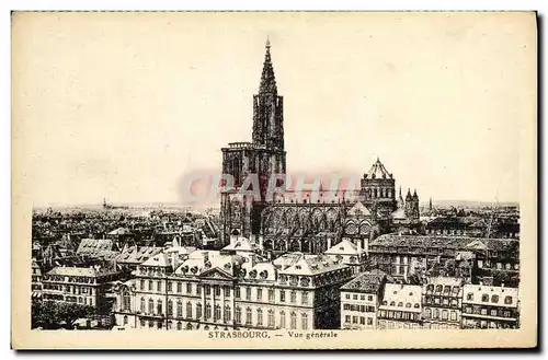 Cartes postales Strasbourg Vue generale