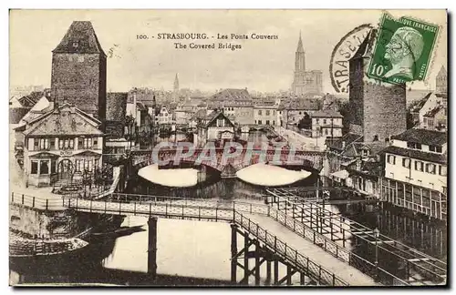 Cartes postales Strasbourg Les Ponts Couverts