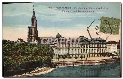 Cartes postales Strasbourg Cathedrale et Palais des Rohan