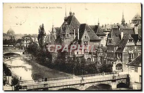 Cartes postales Strasbourg Le Lycee de Jeunes Filles