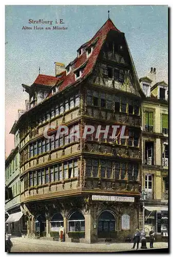 Cartes postales Strasbourg i E Altes Haus am Munster