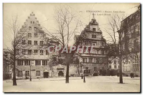 Ansichtskarte AK Strasbourg Maison Notre Dame