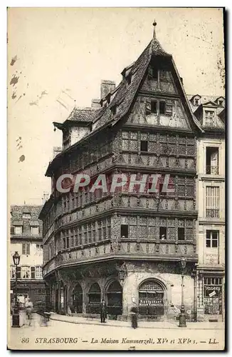 Cartes postales Strasbourg La Maison Kammerzell XV e et XVl e s