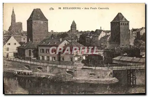 Cartes postales Strasbourg Aux Ponts Couverts