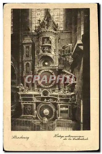 Cartes postales Strasbourg Horloge astronomique d la Cathedrale