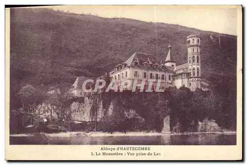 Cartes postales L Abbaye D Hautecombe Le Monastere Vue Prise du Lac