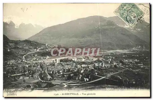 Cartes postales Albertville Vue Generale