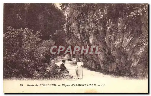 Cartes postales Albertville Route de Roselend