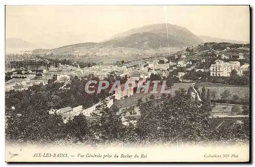 Ansichtskarte AK Aix Les Bains Vue Generale Prise du Rocher du Roi
