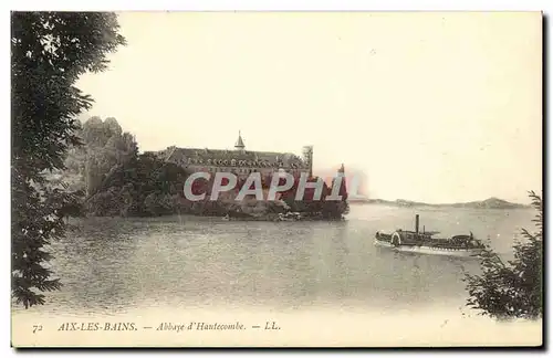 Cartes postales Aix Les Bains Abbaye d Hautecombe Bateau