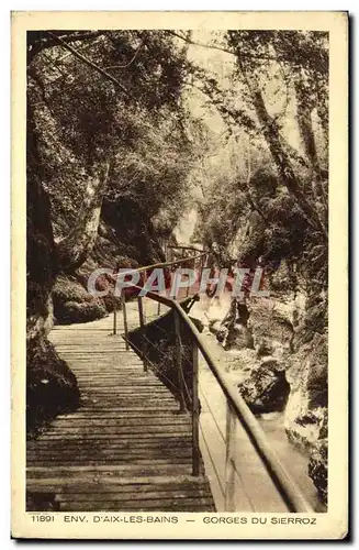 Cartes postales Aix Les Bains Gorges Du Sierroz