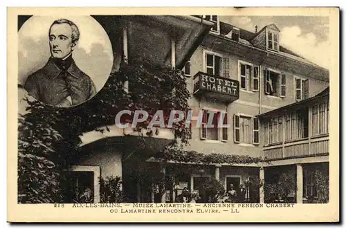 Ansichtskarte AK Aix Les Bains Musee Lamartine Ancienne Pension Chabert ou Lamartine rencontra Elvire