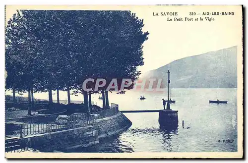 Cartes postales Aix Les Bains Le Petit Port et la Vigie