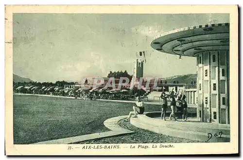 Ansichtskarte AK Aix Les Bains Le Plage La Douche