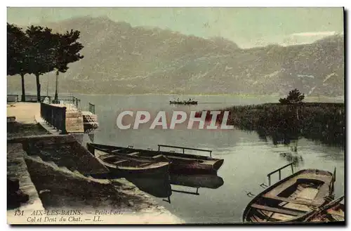 Cartes postales Aix Les Bains Col et Dent du Chat Petit port