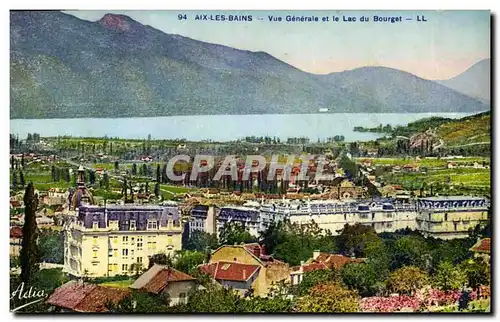 Cartes postales Aix Les Bains Vue Generale et le Lac du Bourgat