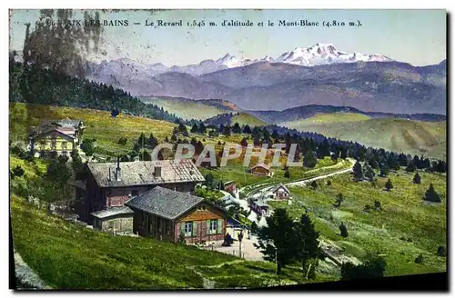 Cartes postales Aix Les Bains Le Revard et le Mont Blanc