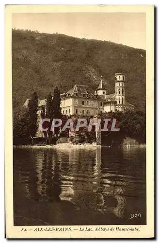 Cartes postales Aix Les Bains Le Lac Abbaye de Hautecombe