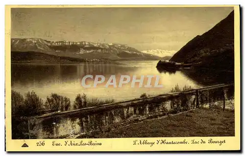 Cartes postales Environs d Aix Les Bains L abbaye d Hautecombe Lac du Bourget