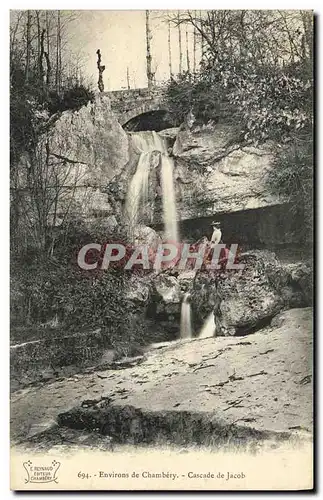 Ansichtskarte AK Environs De Chambery Cascade de Jacob