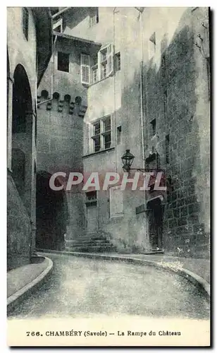 Cartes postales Chambery La Rampe du Chateau