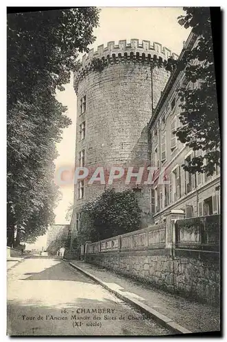 Cartes postales Chambery Tour de L Ancien Manoir des Sires de Chambery