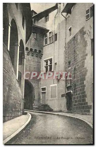 Cartes postales Chambery La Rampe du Chateau