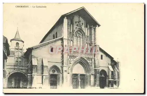 Cartes postales Chambery La Cathedrale